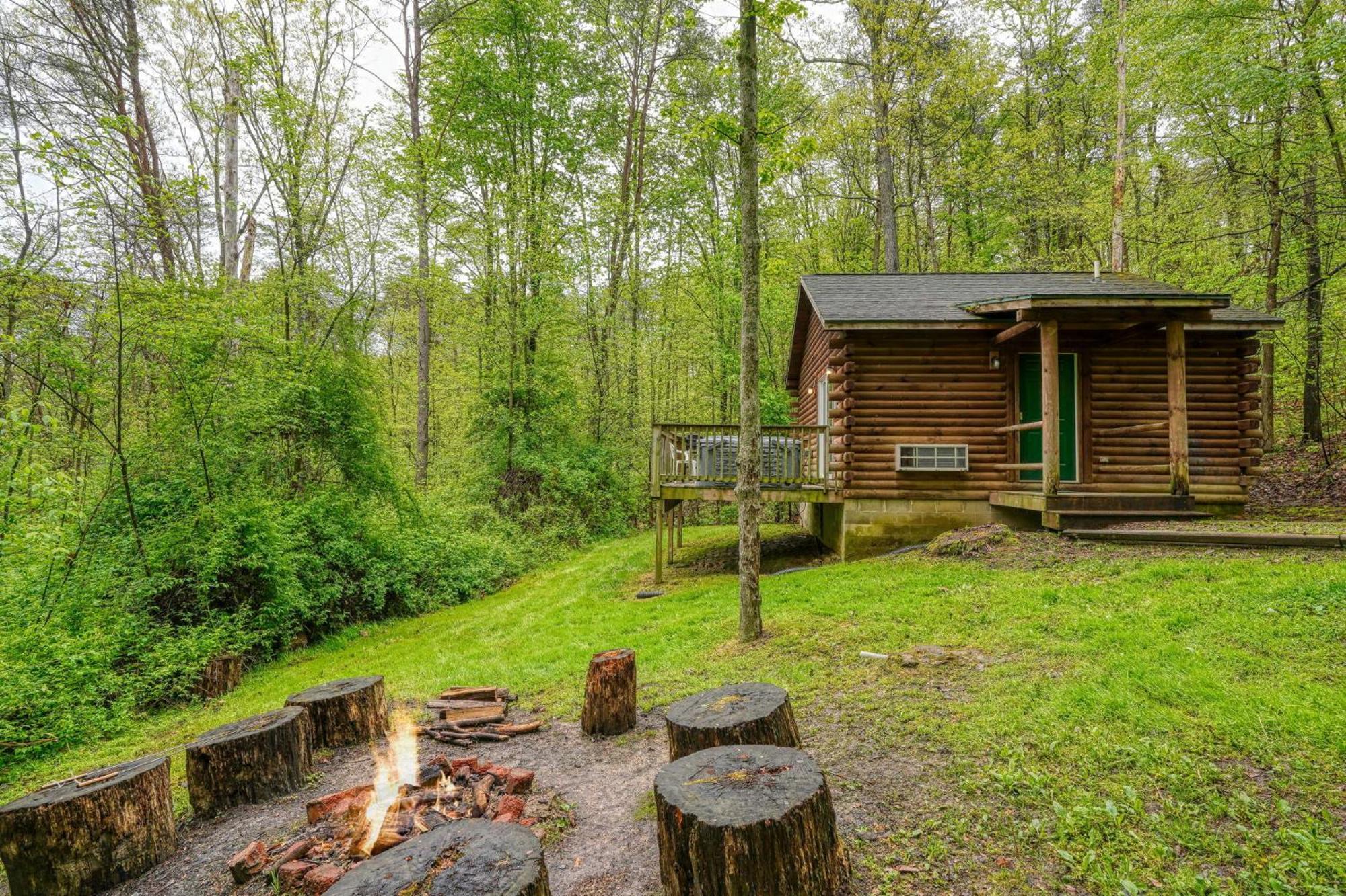 Blue Rose Cabins - Big Woody Cabin โลแกน ภายนอก รูปภาพ